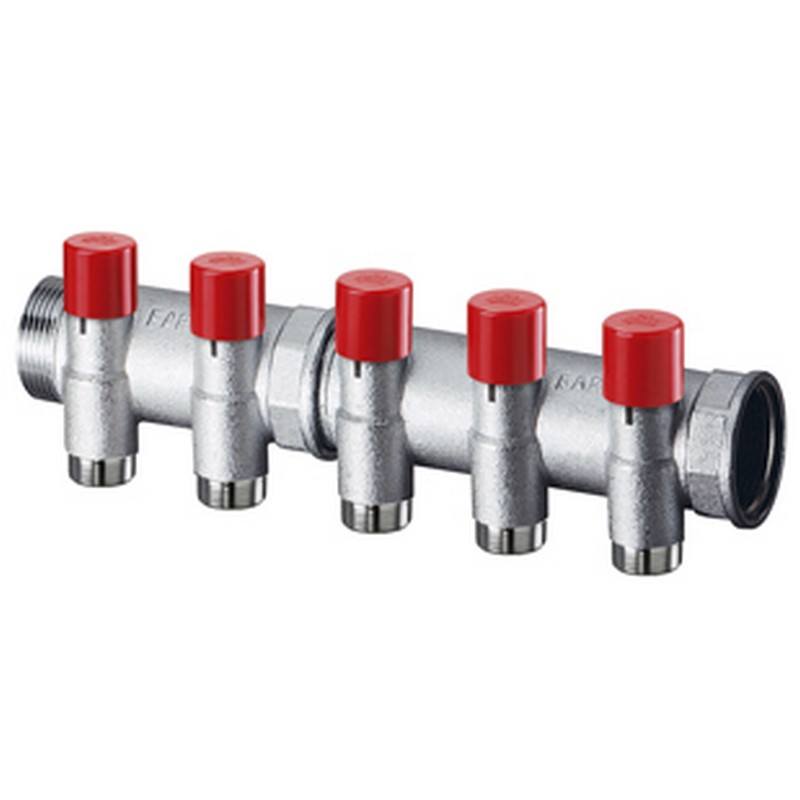 Коллектор запорный с 3 отв. 1*1/2 (м.р.) б.г.FAR (FK 3923 С103)