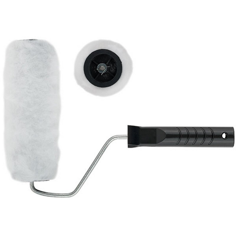 Валик меховой 200мм с ручкой КУРС 02606