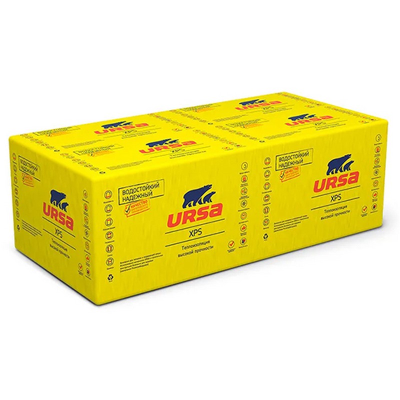 Полистирол экструдия URSA XPS N-II-L-1180-600-50 pro