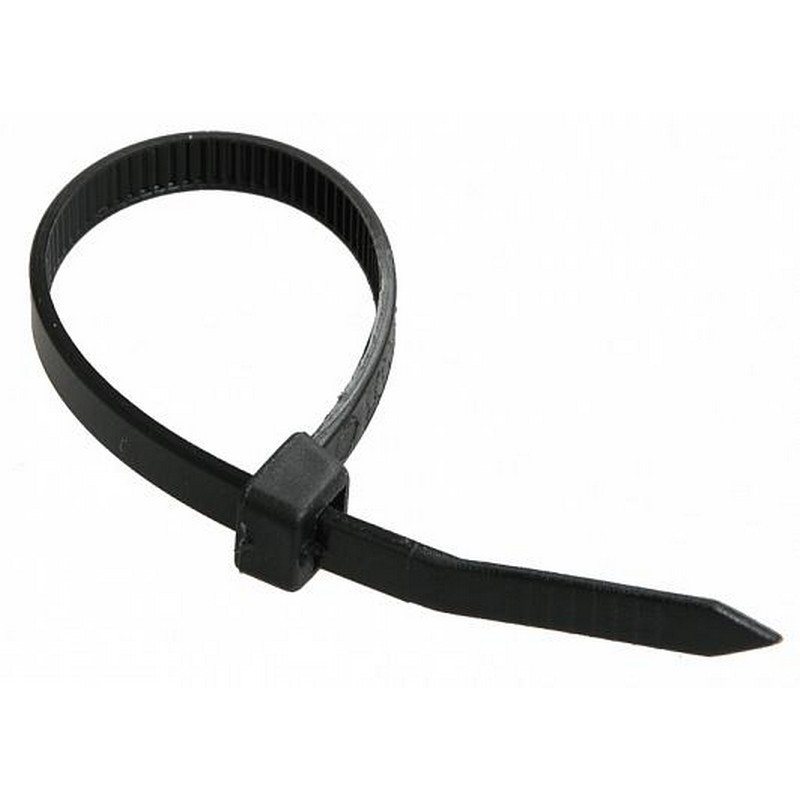 Стяжка нейлон. 200х4,8мм (100шт) черные Navigator