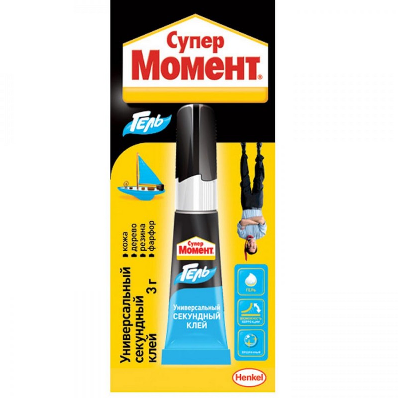 Клей МОМЕНТ Супер-гель 3г унив. секундный 622917 (12)
