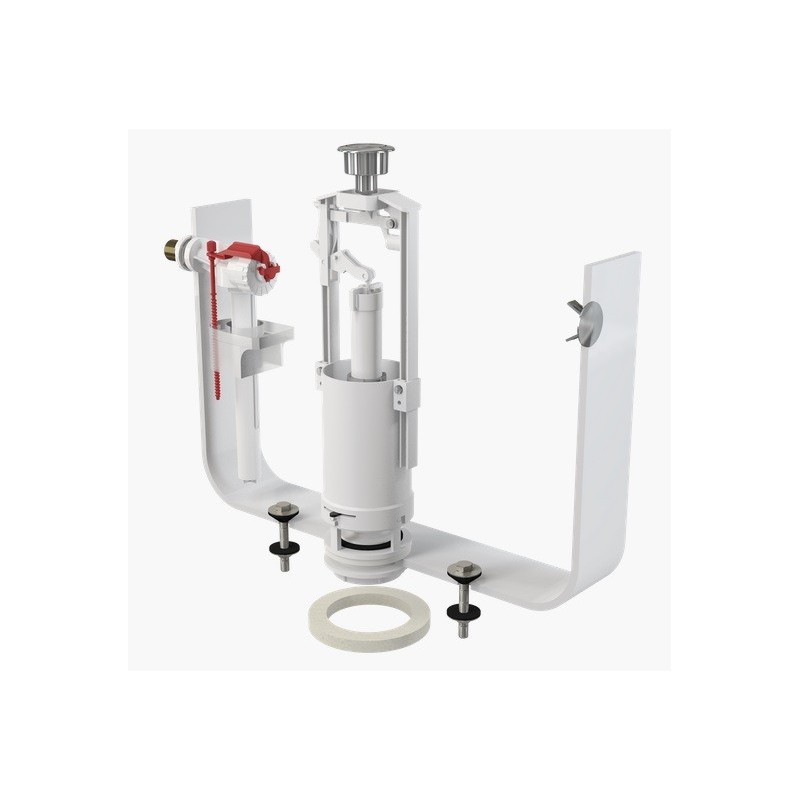 Арматура для бачка кнопка, бок.подвод SA2000 ALCAPLAST