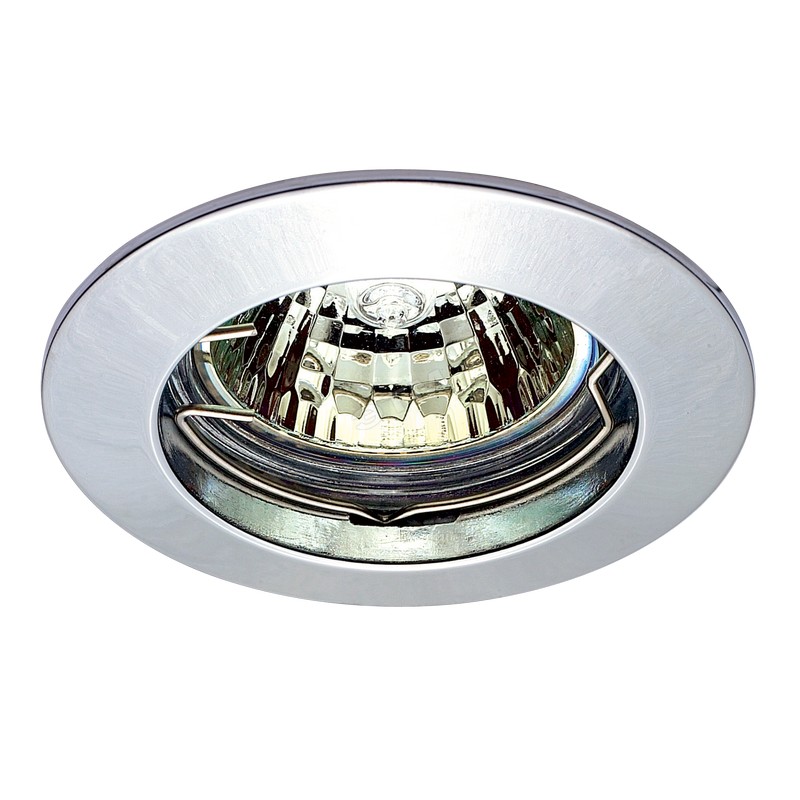 Светильник ИВО-50w 12v, GU5.3, поворот. хром Comtech