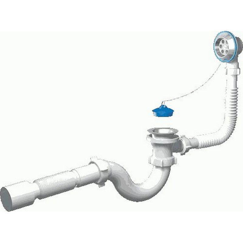 Обвязка для ванны АНИ ПЛАСТ с гибкой трубой Е-155