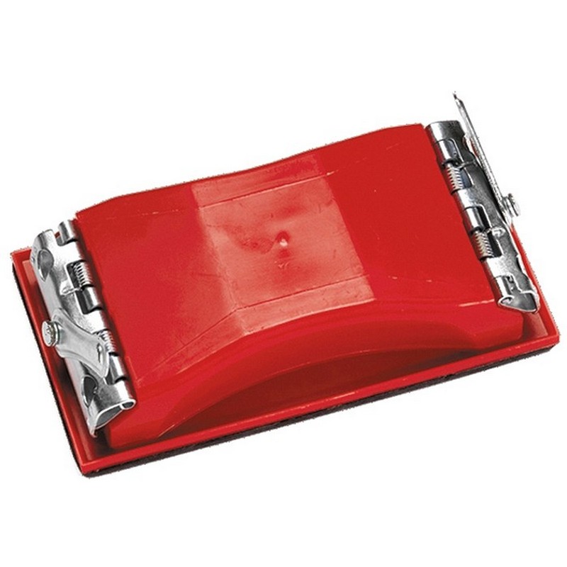 Брусок для шлиф.бумаги 210х105мм пластик. с зажимами MATRIX 75830