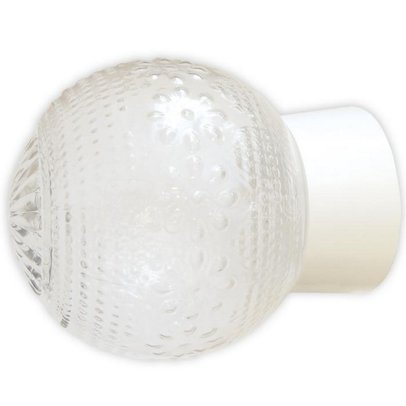 Светильник НББ 64-60-080 шар прозр.стекло прям.осн. "Цветочек" (10)