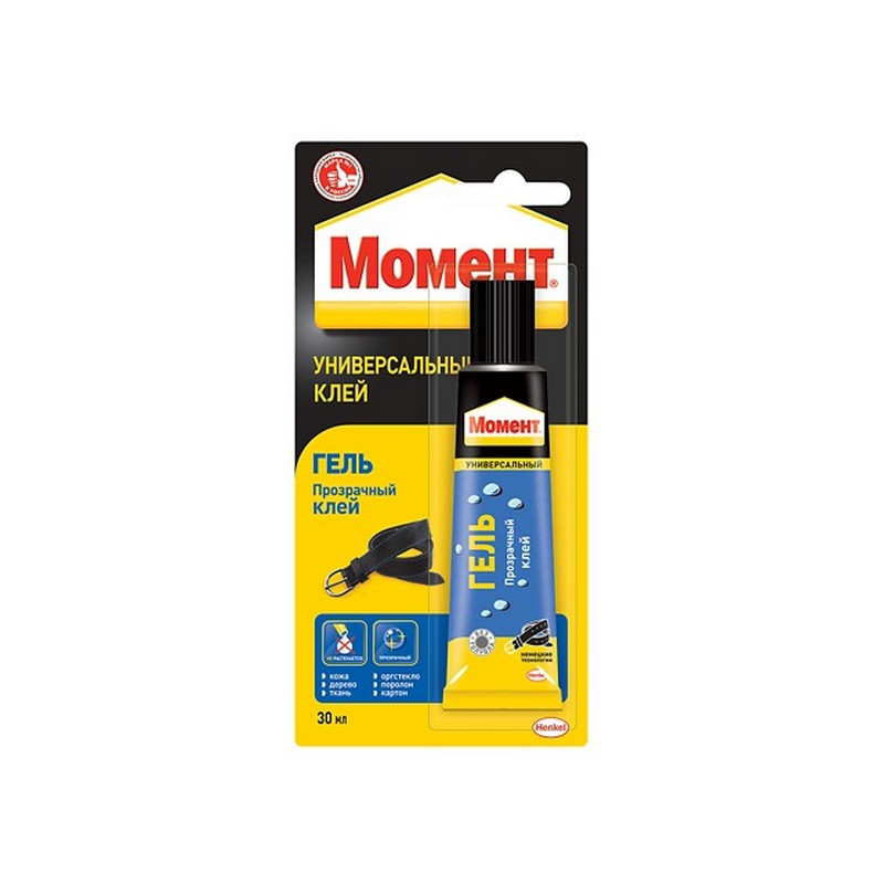 Клей МОМЕНТ-Гель 30мл унив. прозрачный 997778