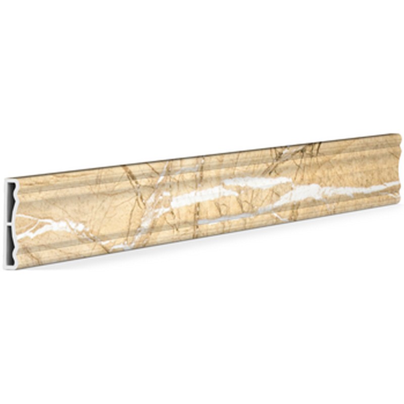 Планка рельефная "Мрамор оранжевый"