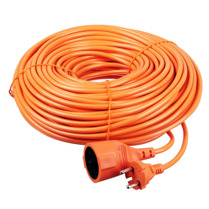 Удлинитель 1х50м ПВС 2х1,5 (2200вт) ЕРМАК 636-046