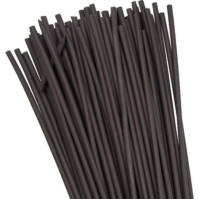 Трубка термоусад. 6/3 1м черная