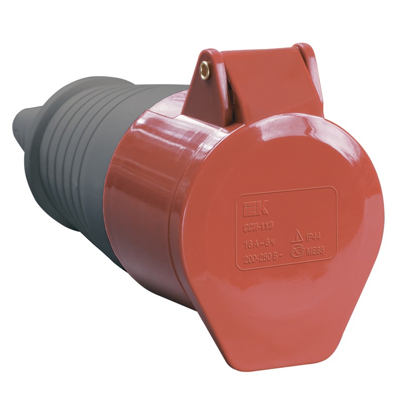 Розетка силовая переносная 32А 3Р+Е+N 380в IP44 (225)