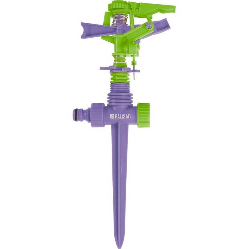 Разбрызгиватель пласт. импульсн. с рег.угла горизонт.распыления Palisad 65415