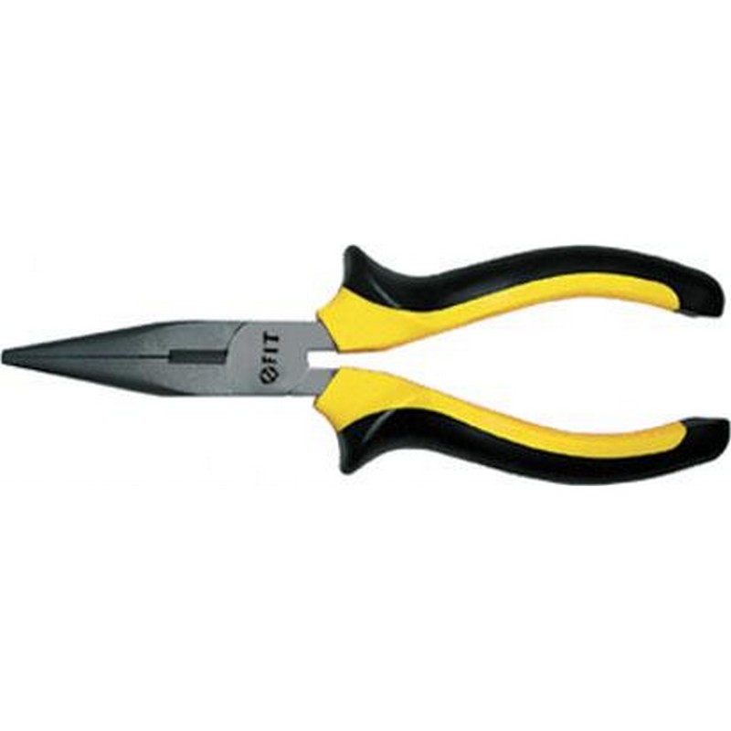 Тонконосы 200мм черно-желтая ручка, молибденовое покрытие, Стайл FIT 60638