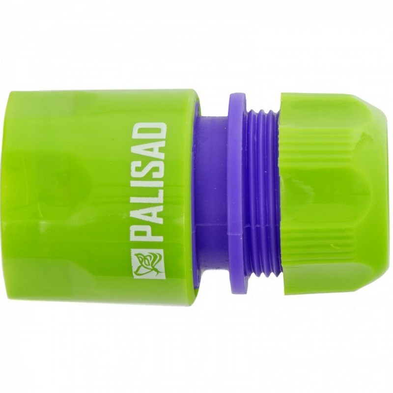 Соединитель быстросъемный для шланга 1/2" пластик. PALISAD 66135