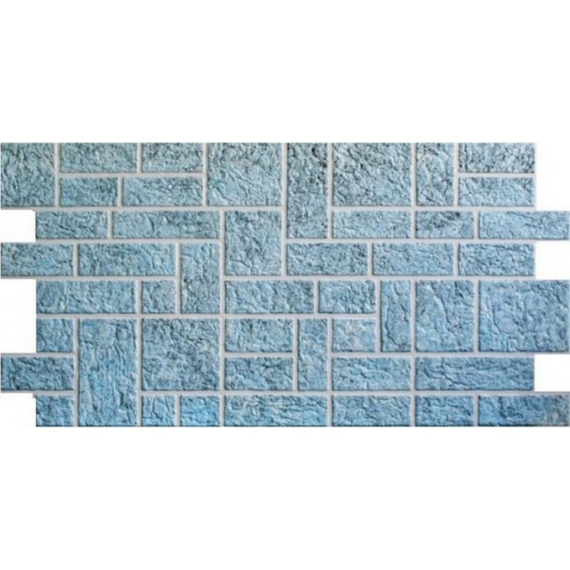 Панель ПВХ Камень пиленный синий 500х1035мм