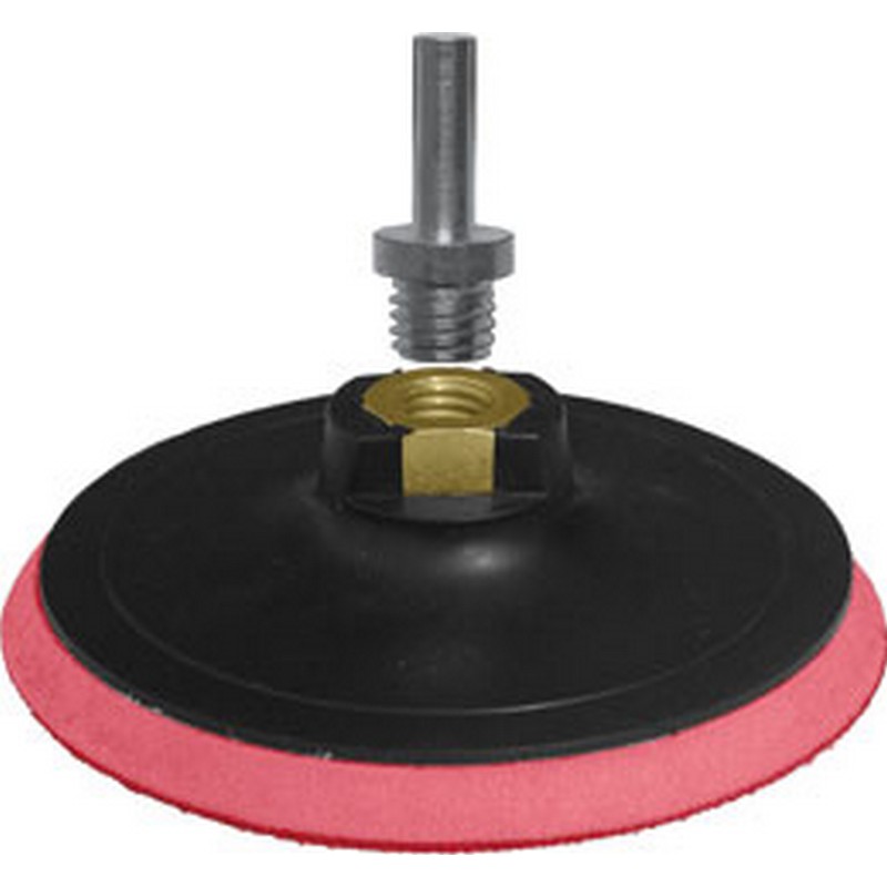 Диск опорный для МШУ 125мм М14 с липучкой, пласт.основа +перех. д/дрели FIT 39623