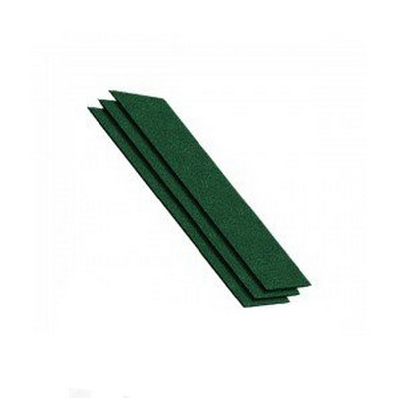 Коньки-карнизы ШИНГЛАС (зеленый) 12м.п/3м2