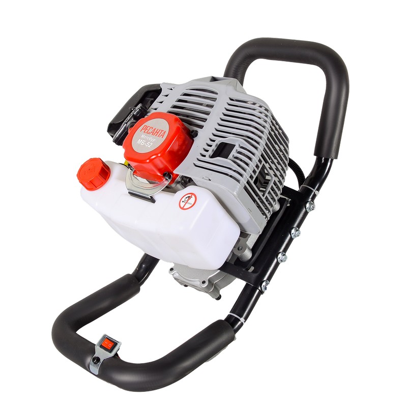 Мотобур бензиновый РЕСАНТА МБ-52, 2000вт/2,6лс 2-такт. 9,7кг без шнека