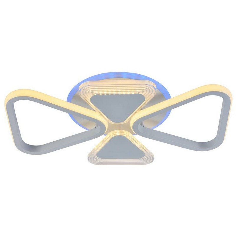 Люстра Светодиодная 5890/2+2  WHT 72W+6.5W RGB