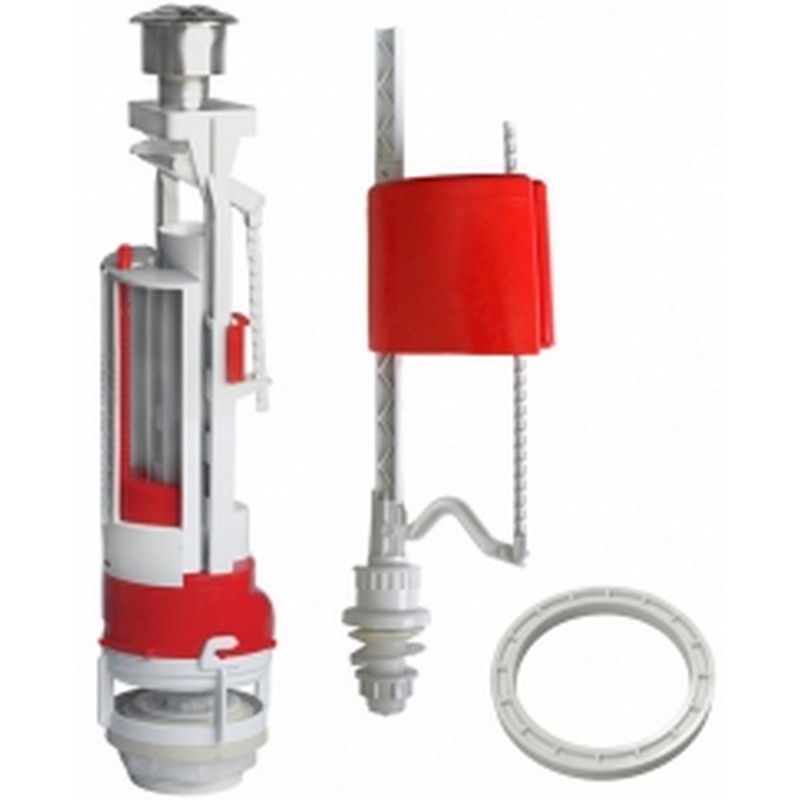 Арматура кнопка металл нижний подвод