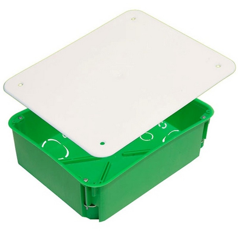 Коробка с/у 200х160х70 с крыш. для г/к зеленая HEGEL КР1205