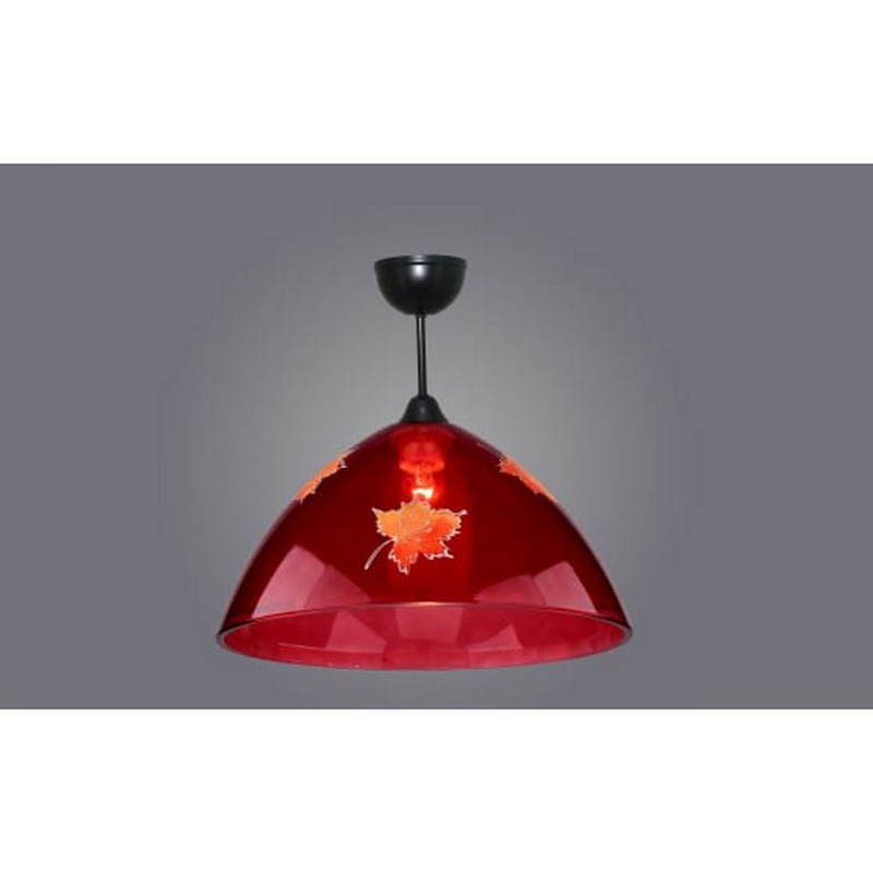 Светильник РС20206 BK/1С (металл, стекло, Е27)                                                              