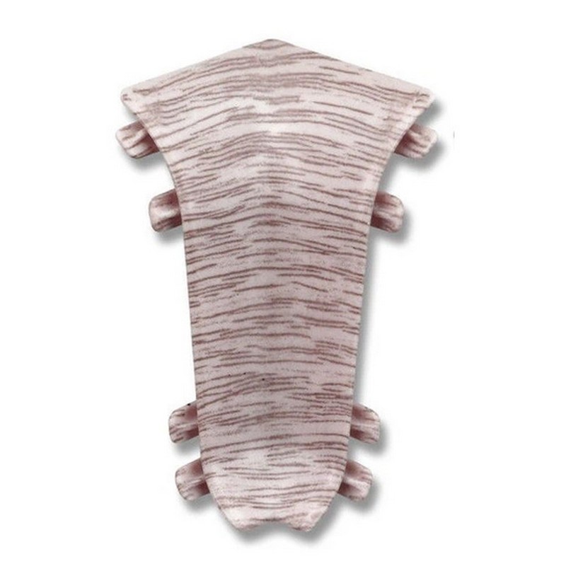 Внутренний угол К55 Дуб снежный 2шт.