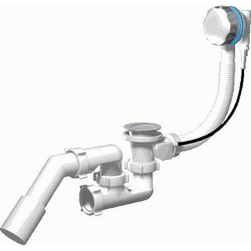 Обвязка для ванны 1.1/2*40 регул, с перех.трубкой 45 40*50 мет.ручка ANI EМ321