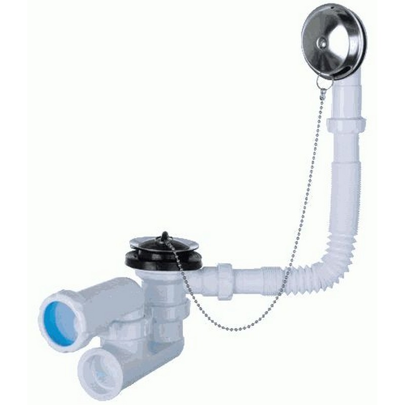 Обвязка для ванны 1.1/2*40 с поворотным коленом TRm10082