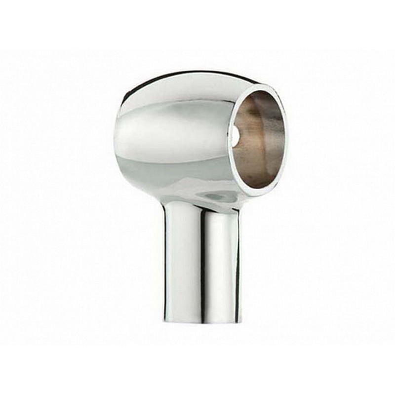 Опора для рейлинга Ретро, хром  