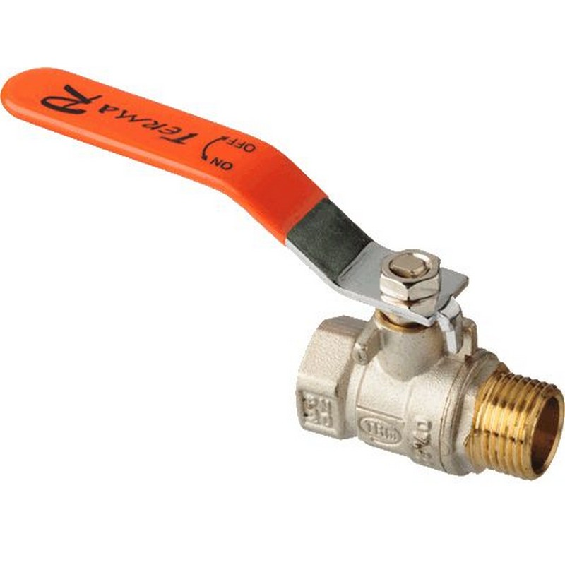 Кран шаровый 1/2 в/н ручка Terma-R 30502