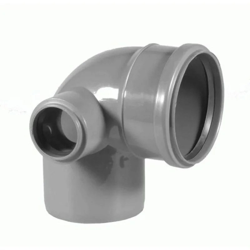 Отвод 110/87 с вых. 50 правый ПОЛИТЭК