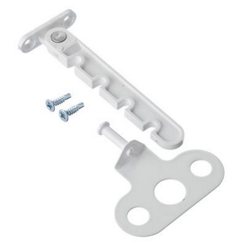 Ограничитель открывания окна "Гребенка" белый