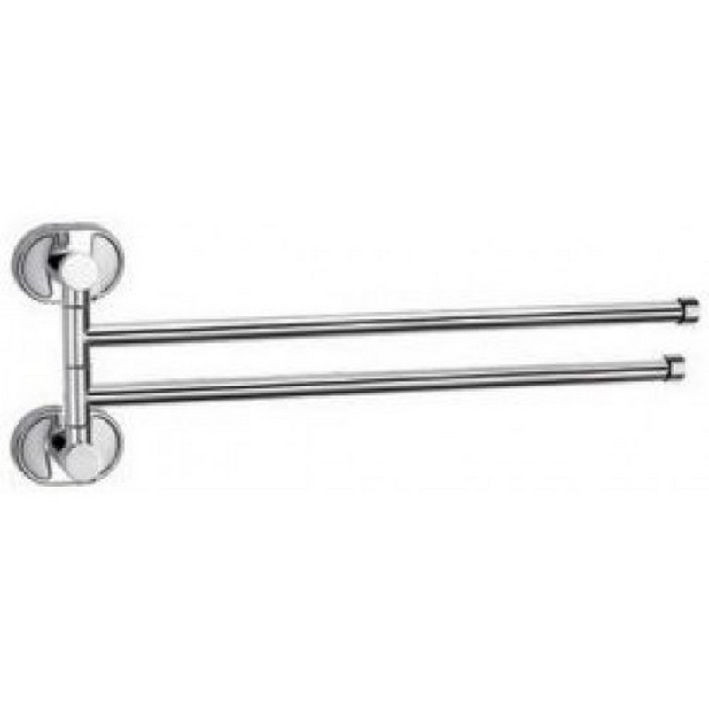 Вешалка 2ая д/полотенец поворотная L1912