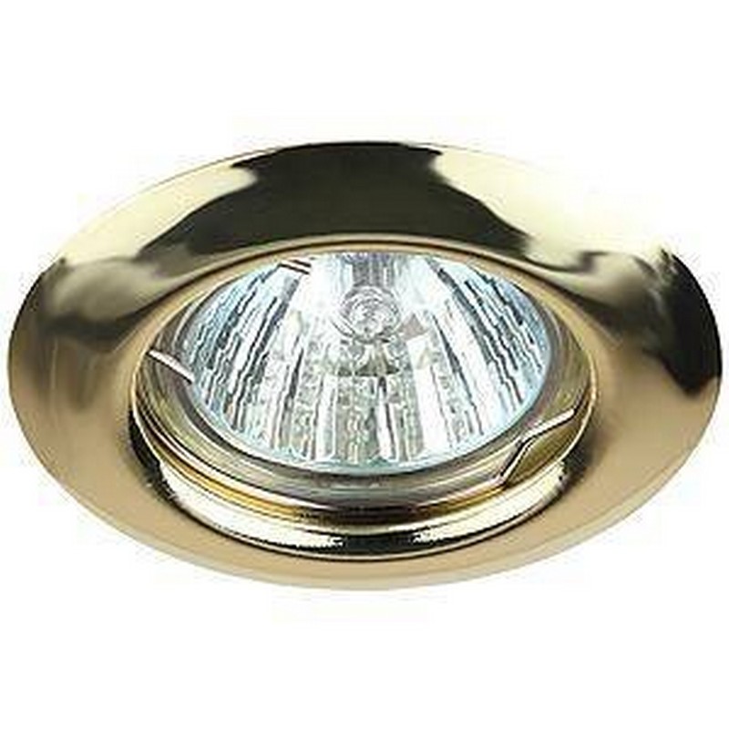 св-к встр. ЭРА ST3 GD штампов. MR16 GU5.3 50вт золото