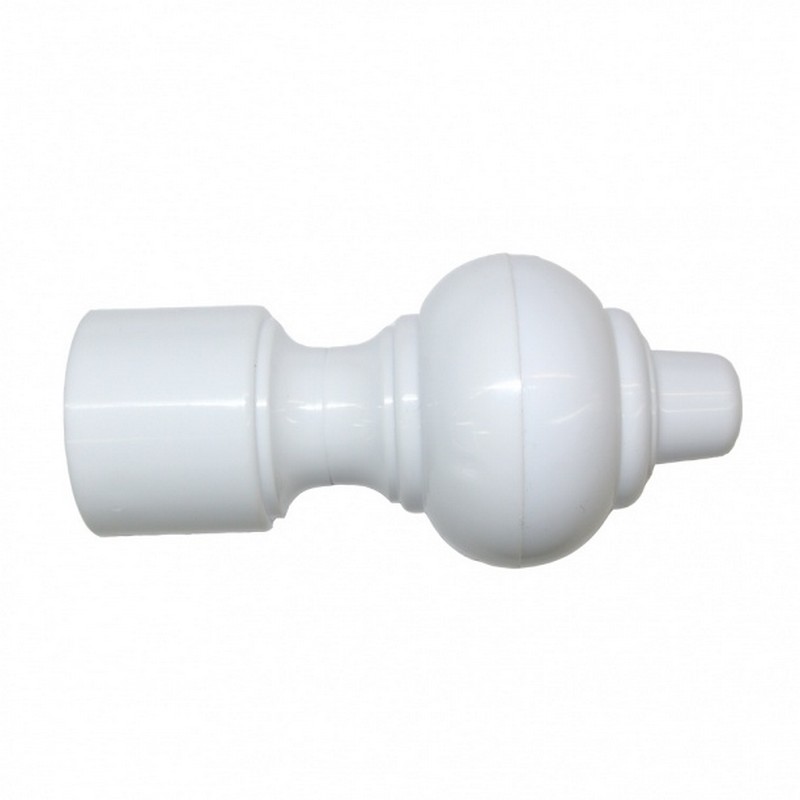 Наконечник ПЛАСТИК 28мм (2шт) БЕЛЫЙ