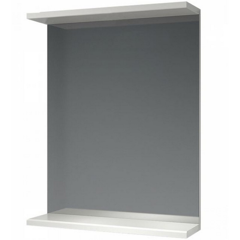 ЭКО Полка-зеркало белый 60