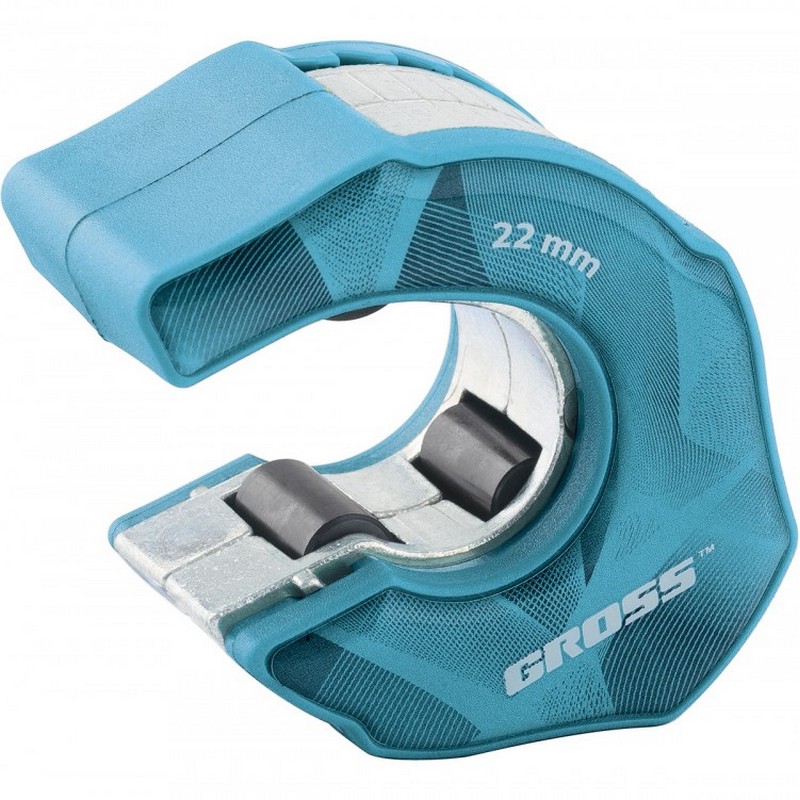 Труборез ладонный PIRANHA, 22мм, 3/4", авт.рег.зажима трубы, трещет.храп.механизм, отвер. 1/4, GROSS