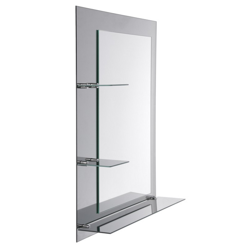 Зеркало №88, 790*500, Левое, с полочками