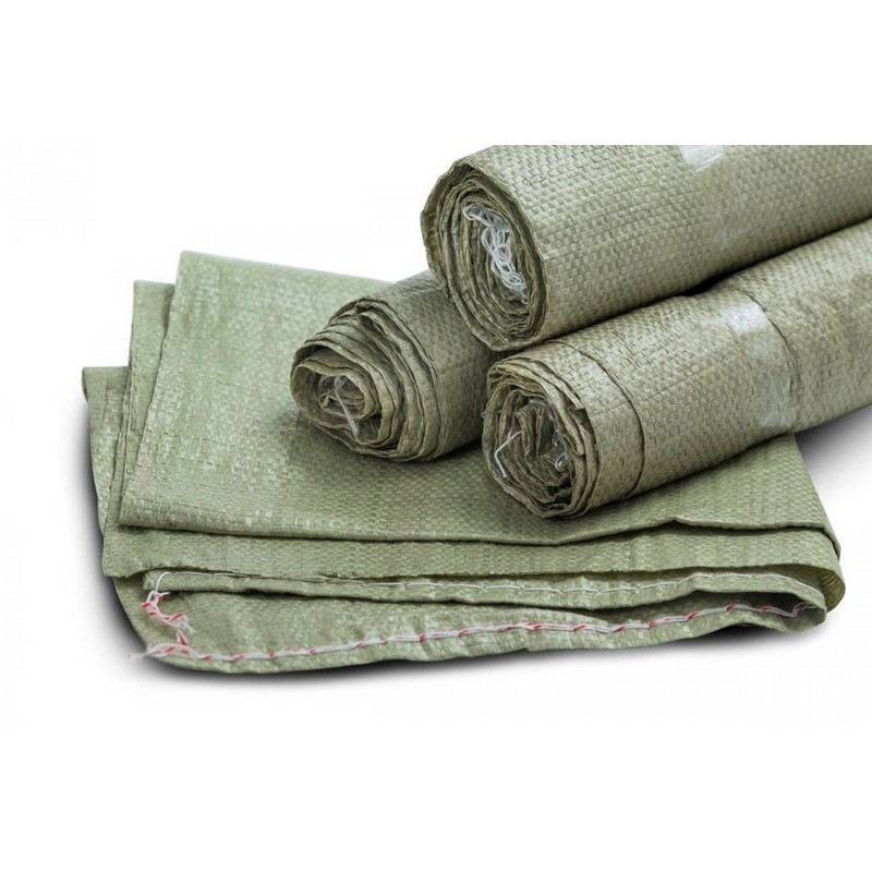 Мешок полипропилен зеленый 55*95 (уп 10шт)