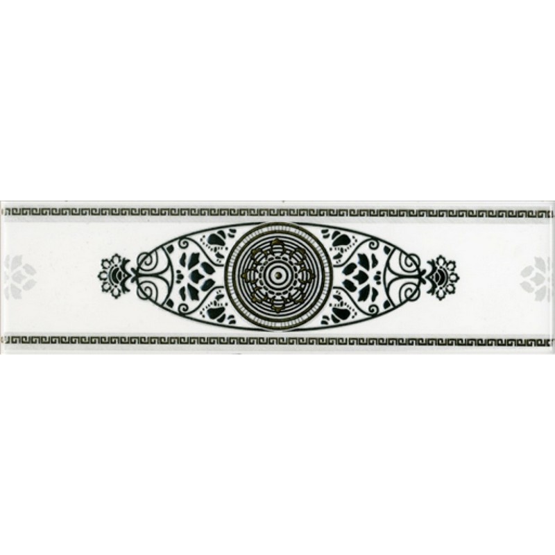 Бордюр 7,1х25 Цезарь 1 серый 272571