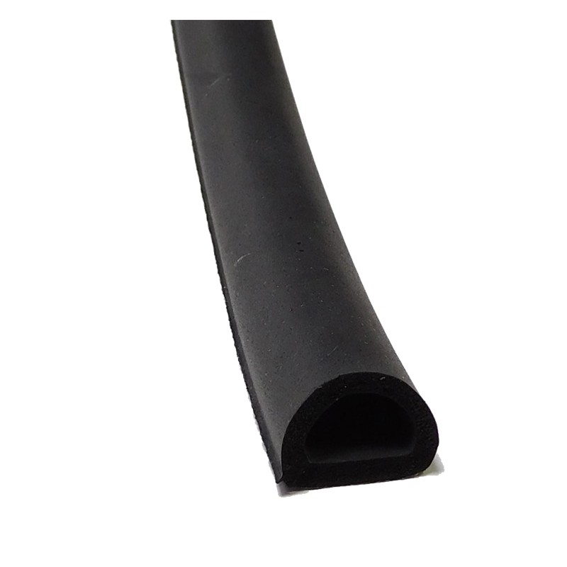 Уплотнитель самокл. D-профиль 21х15мм Черный (50)