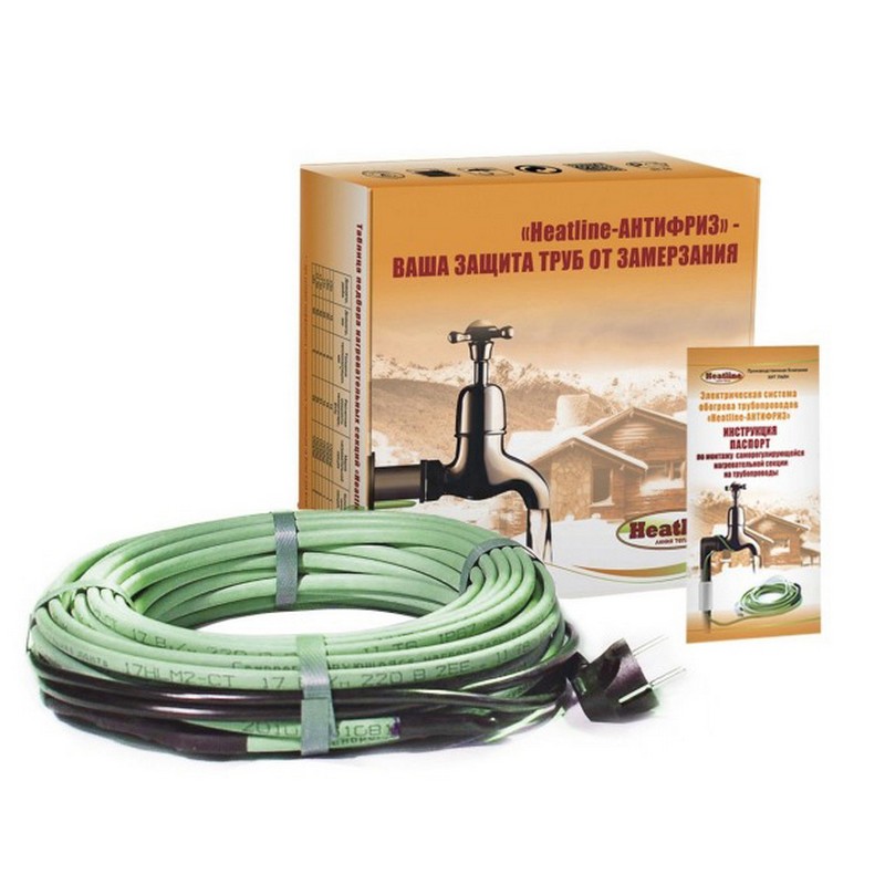 Комплект нагревательный "Heatline Антифриз" 12м (д/защиты труб от замерзания)