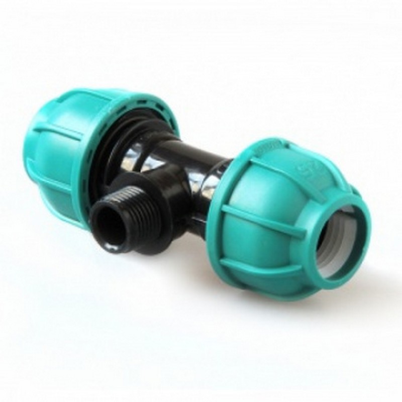 Тройник 32*3/4*32 НР ПНД