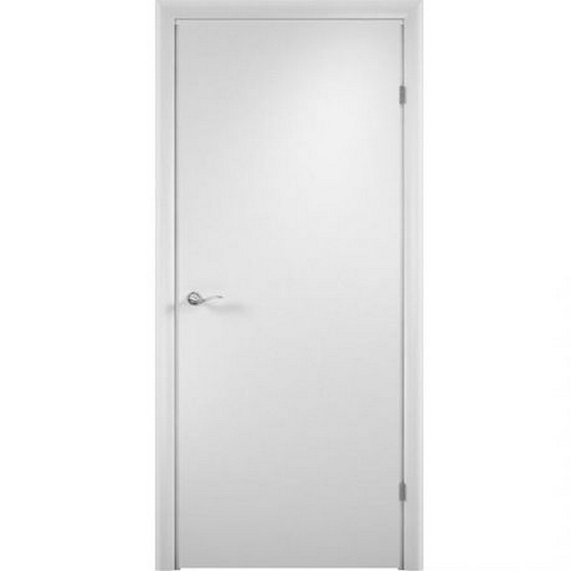 Дверное полотно ВЕРДА глухое в сборе с четвертью (белая) 700*2000 
