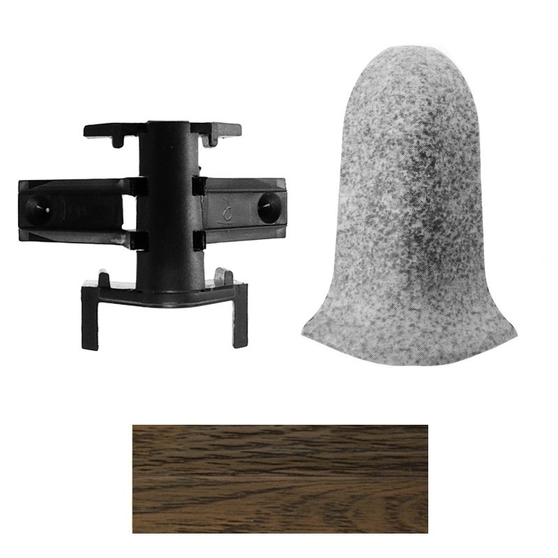 Угол наружный+держатель 910 бразильский орех