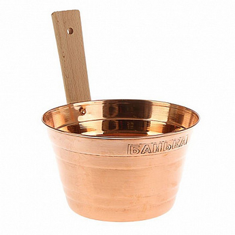 Ушат медь большой 5л
