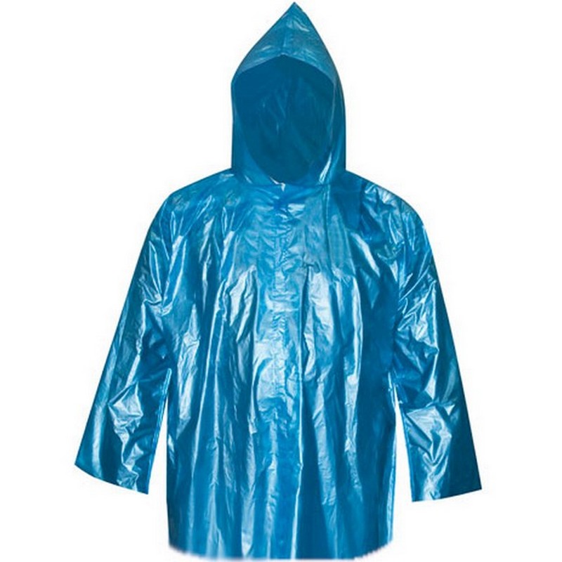 Плащ дождевик, полиэтилен.