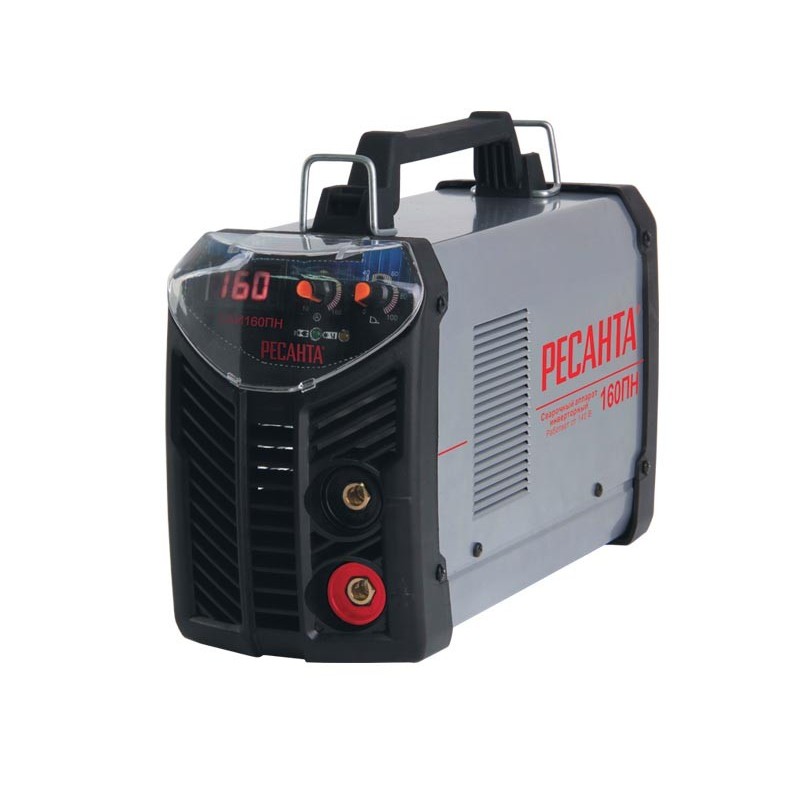Сварочный аппарат инверторный РЕСАНТА САИ160ПН, 140-240в 10-160А электрод-4мм 6,2кг