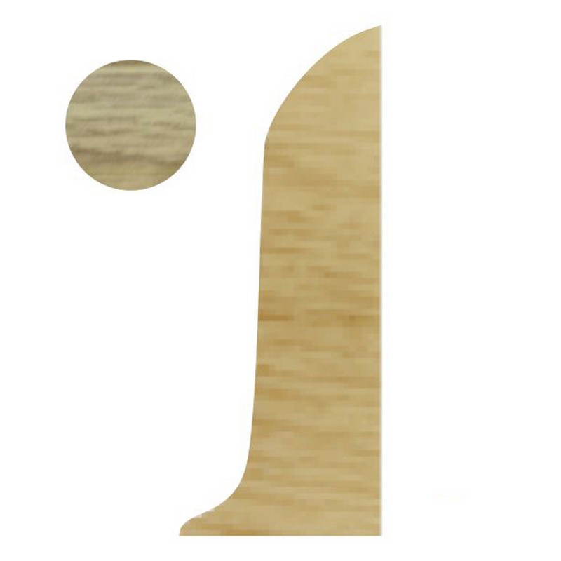 Заглушка правая ДУБ ТЕМНЫЙ109/630-4 (дуб северный)